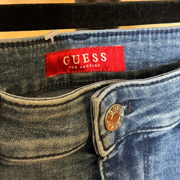 Guess | Vintage Two-Tone Colorblock High Waist Skinny Jeans Size 29 EUC 27 Long - Picture 3 of 14